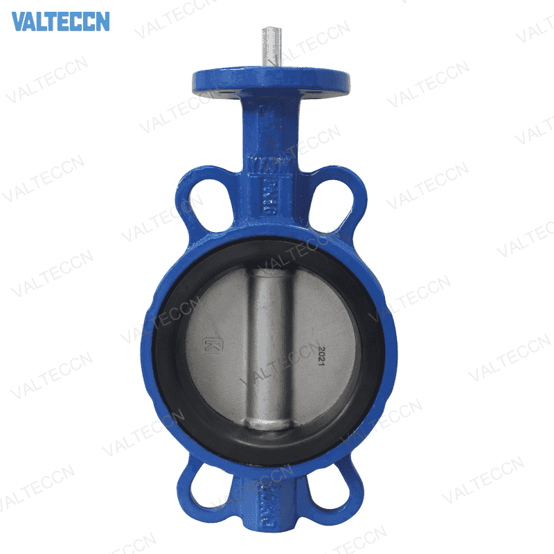 Ductile iron Bare Shaft Wafer Butterfly Valve