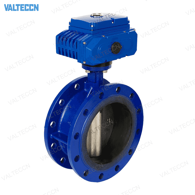 Electric Actuated Double Flanged Butterfly Valve