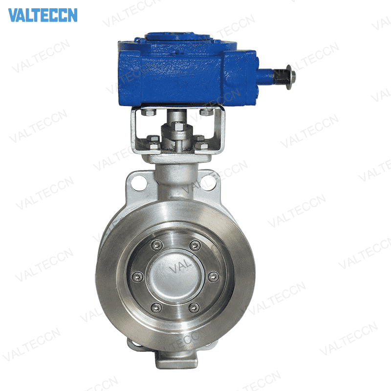 Worm Gear Operated Wafer Triple Offset Butterfly Valve