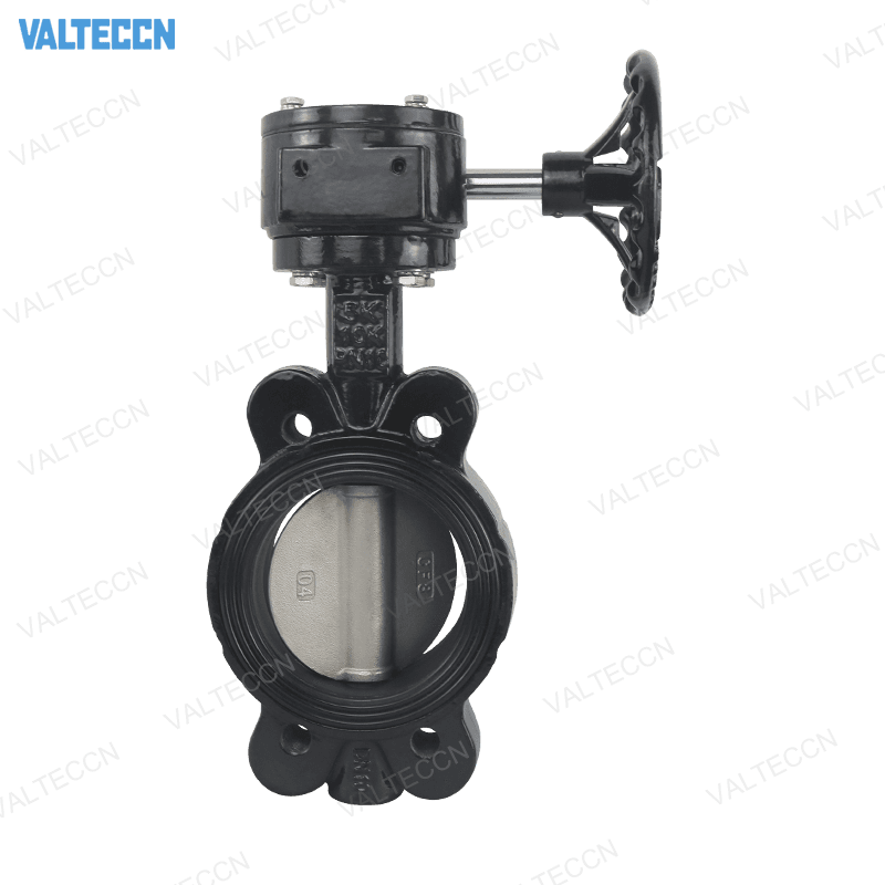 QT450 Wafer Butterfly Valve with Worm Gear