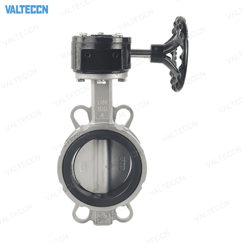 Wafer Butterfly Valve with Worm Gear
