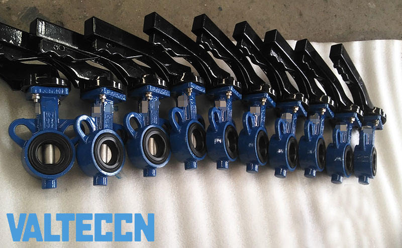 Ductile Iron butterfly valves with Aluminum Handle Lever 