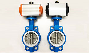 Pneumatic butterfly valve picture and working principle
