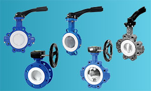 PTFE/Teflon/PFA Lined Butterfly Valve Suppliers and Manufacturers