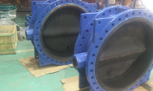 42 inch flange concentric butterfly valve class 150 sold to South Korea