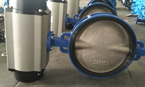 Air operated butterfly valves sold to Spain, third-party testing agency to factory inspection