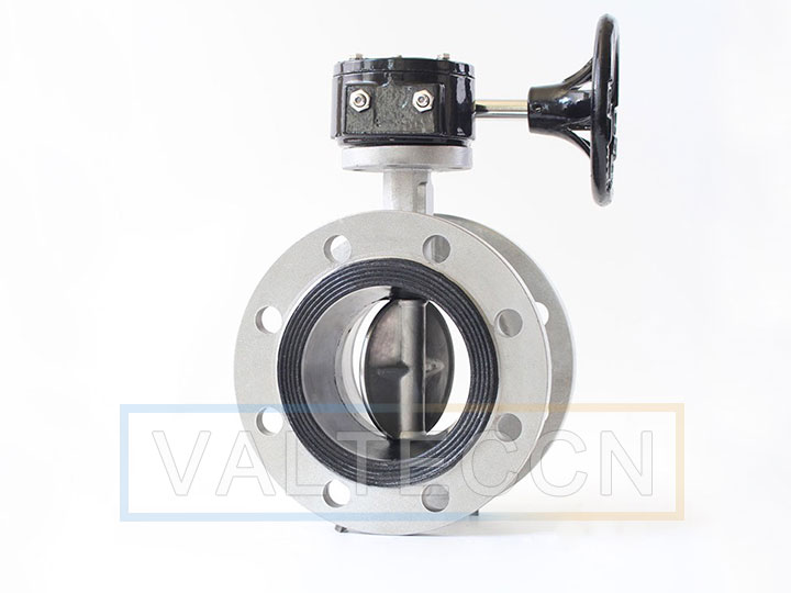 Stainless steel flange butterfly valve