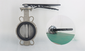 DN100(4 inch) CF8 Stainless Steel Butterfly Valve with Lever Handle