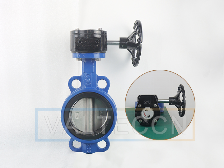 DN100(4 inch) Ductile Iron Butterfly Valve with Worm Gear