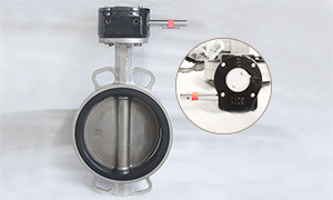 DN200(8 inch) CF8 Stainless Steel Butterfly Valve with Worm Gear for Sale