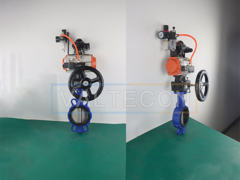 DN100(4 Inch) Pneumatic Operated Butterfly Valve