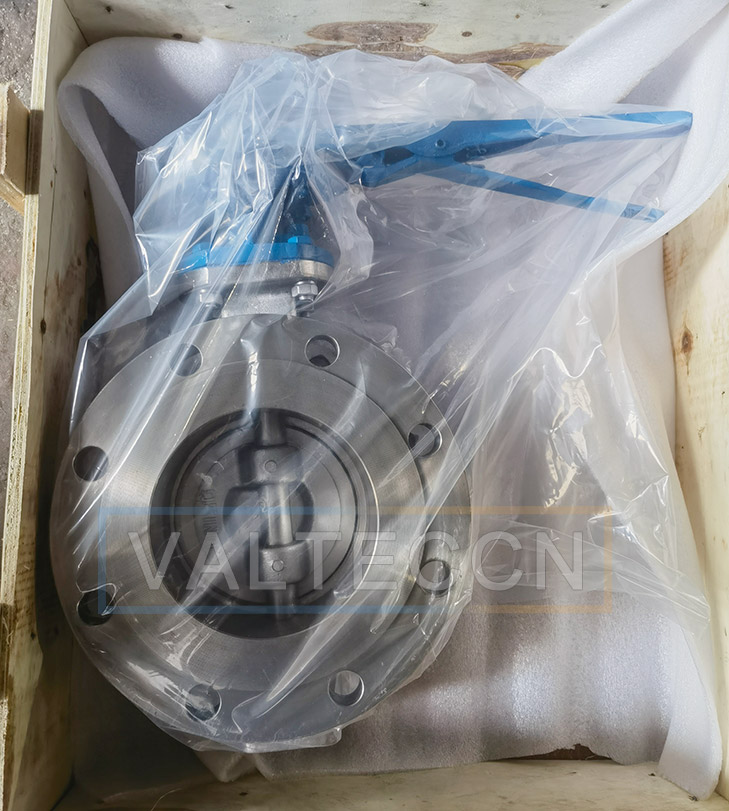 Flange Triple Eccentric Butterfly Valve Export to Taiwan