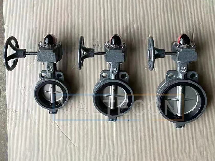 Manual Butterfly Valve with Limit Switch