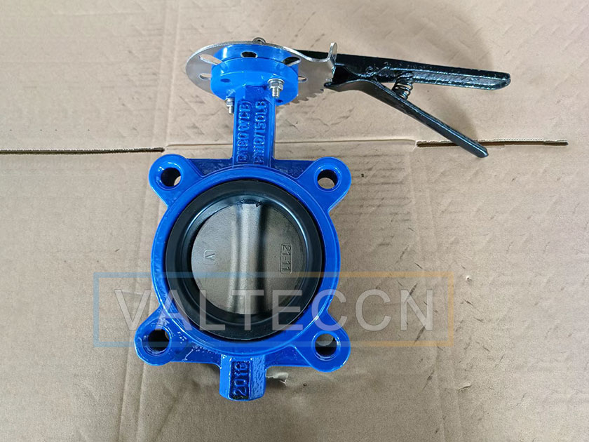 DN80(3 inch) Carbon Steel (WCB) Wafer Type Butterfly Valve