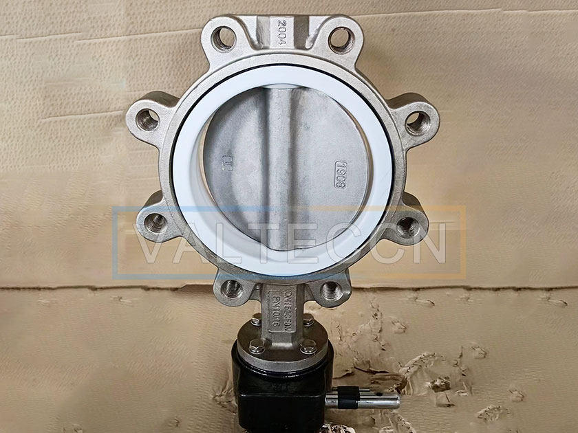 DN150(6 Inch) CF8M Lug Butterfly Valve with PTFE Seat