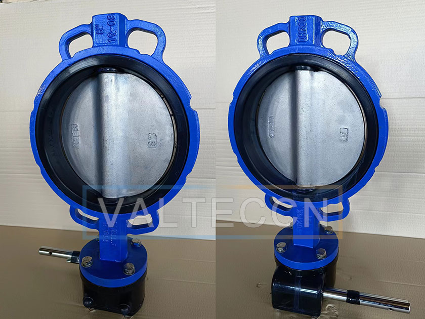 DN200(8 Inch) Ductile Iron Butterfly Valve Wafer Type Price, Supplier & Manufactruer