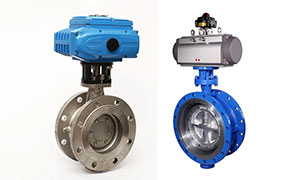 Difference between pneumatic and electric butterfly valves