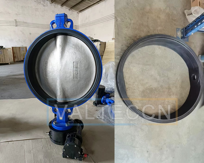 EPDM Dovetail Type Seat Wafer Butterfly Valves for Export to Europe