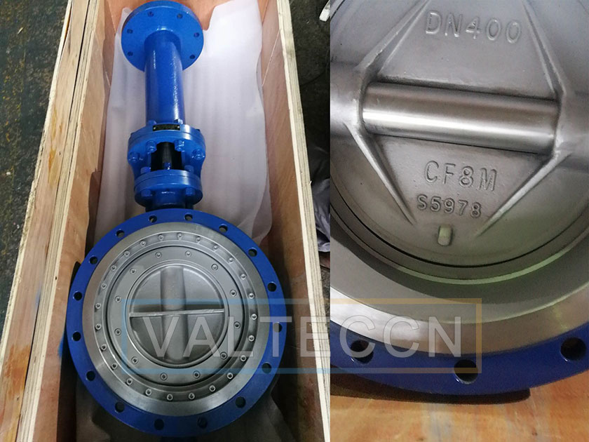 Triple Offset Butterfly Valve with Extended Stem