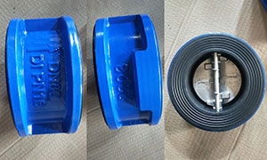 Dual plate wafer check valve exported to Malaysia